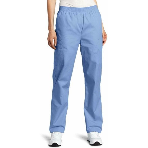 NWT‎ Dickies Cargo 2XL XXL Cobalt Blue Pants Scrub - Picture 1 of 2